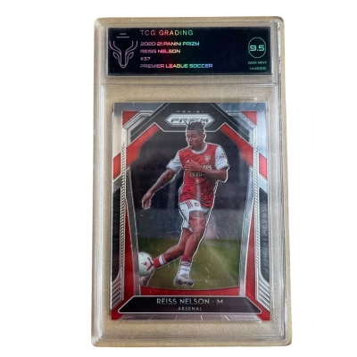 Reiss Nelson 2020-21 Panini Prizm Trading Card - Graded 9.5 (by TCG Grading)