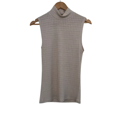 Seed Heritage Womens  Size M Sweater Vest / Turtleneck Beige 