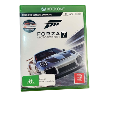 Forza Motorsports 7 Video Game for the X Box 1 