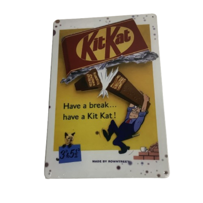 Brand New Kit Kat Metal Man Cave Aussie Car Sign #2270-1-pp
