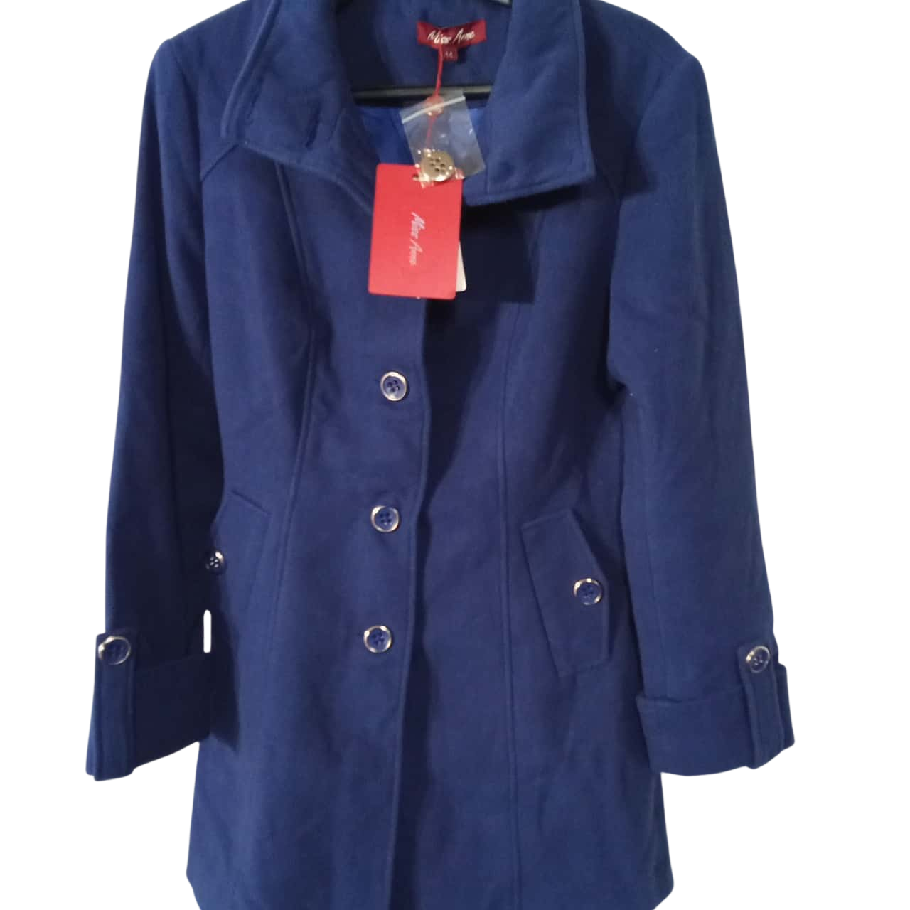 WINTER IS COMING Ladies Miss Anne Blue Coat Size 14 NWT(s)