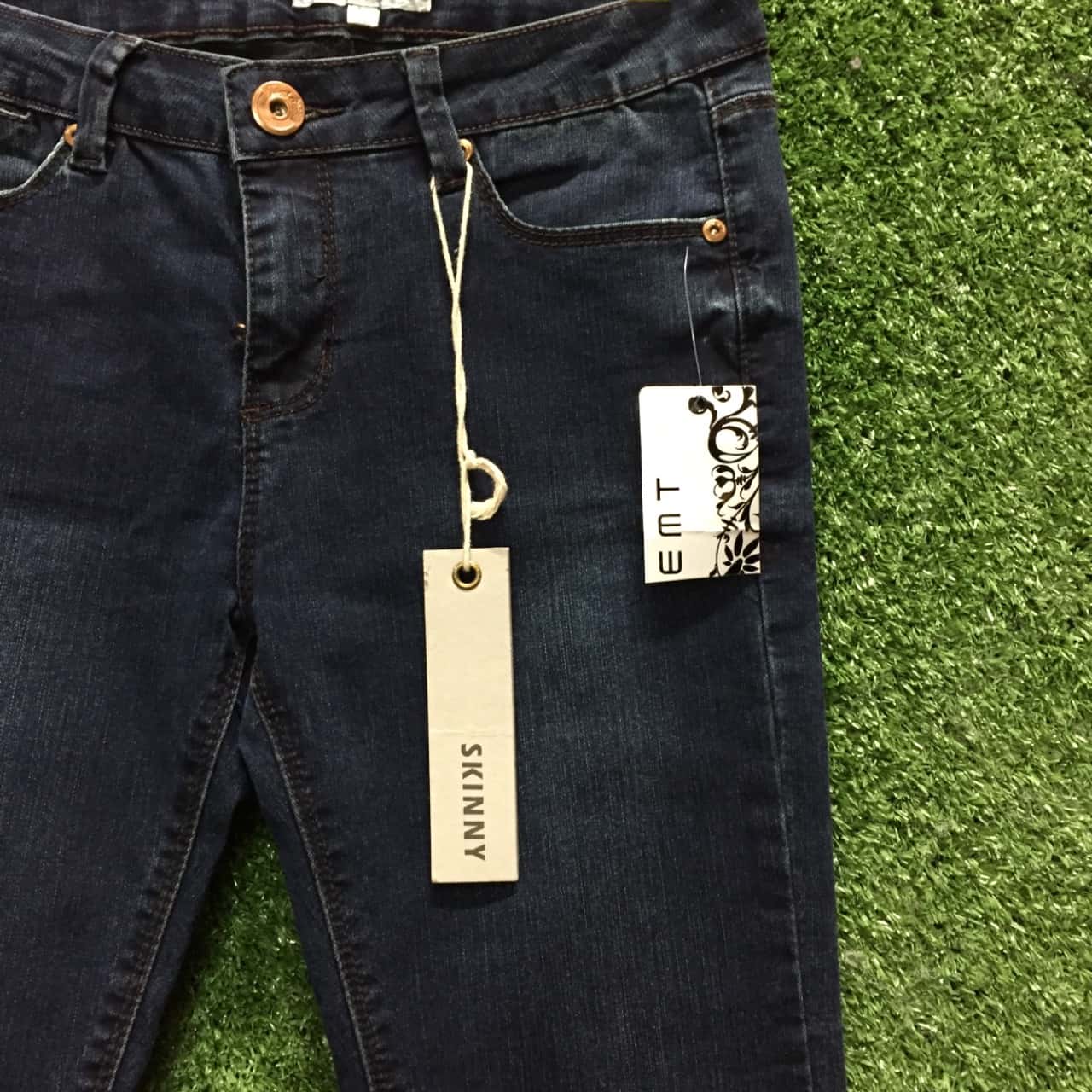 TEMT Womens Size 10 Skinny Jeans Blue