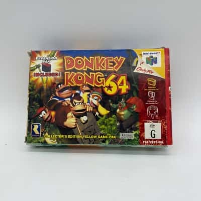 Nintendo 64 Donkey Kong Collectors Edition Yellow Game Pak [B#33]