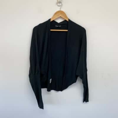 Caroline Morgan Black Cardigan  Size 8 