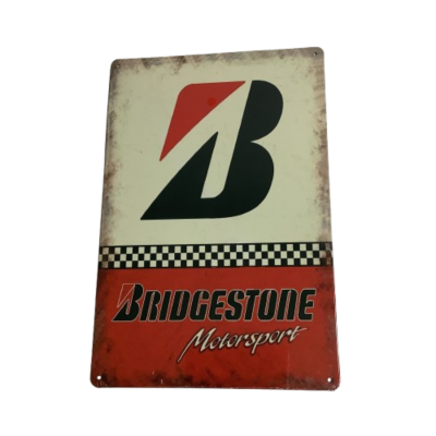 Brand New Bridgestone Motorsport Metal Man Cave Aussie Car Sign #2270-1-pp