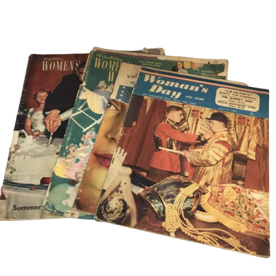 Vintage Magazines x 4 as pictured