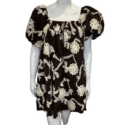 Sofia Womens  Size S Brown / Cream / Pattern 