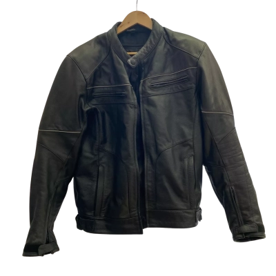 Aldi Torque Mens Motorcycle Hardshell Jacket Size L Black  