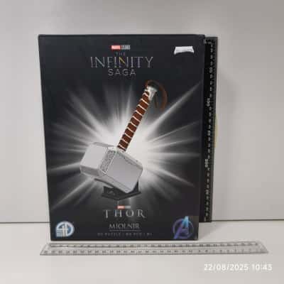 Marvel Infinity Saga Puzzle As New Sealed PreOwned Mjolnir 3D 84pcs Puzzle Thor Hammer 