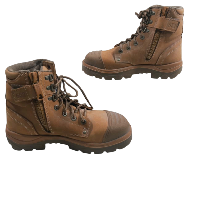 Steel Blue Mens Size 9.5 / 44Euro Boots Camouflage / Cream PreOwned 