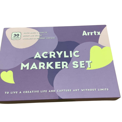 Arrtx Acrylic Marker Set - 30 Colours