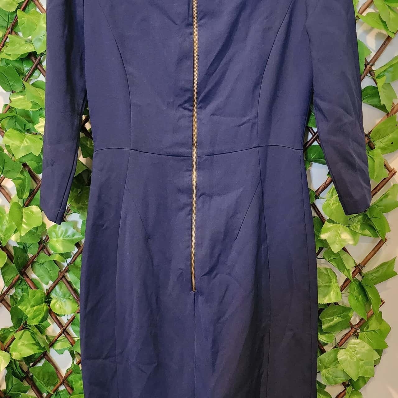Cue City Women s Size 8 Navy Blue Dress s 