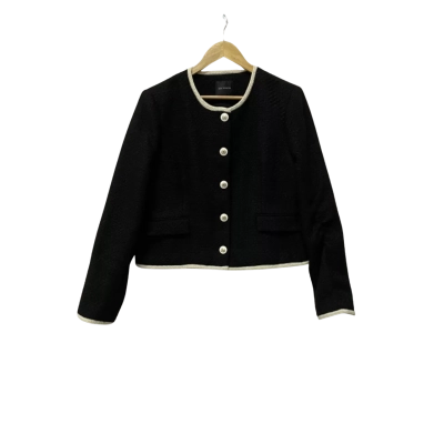 Portmans Womens  Size 16 Winter Coat Black  / Cream 