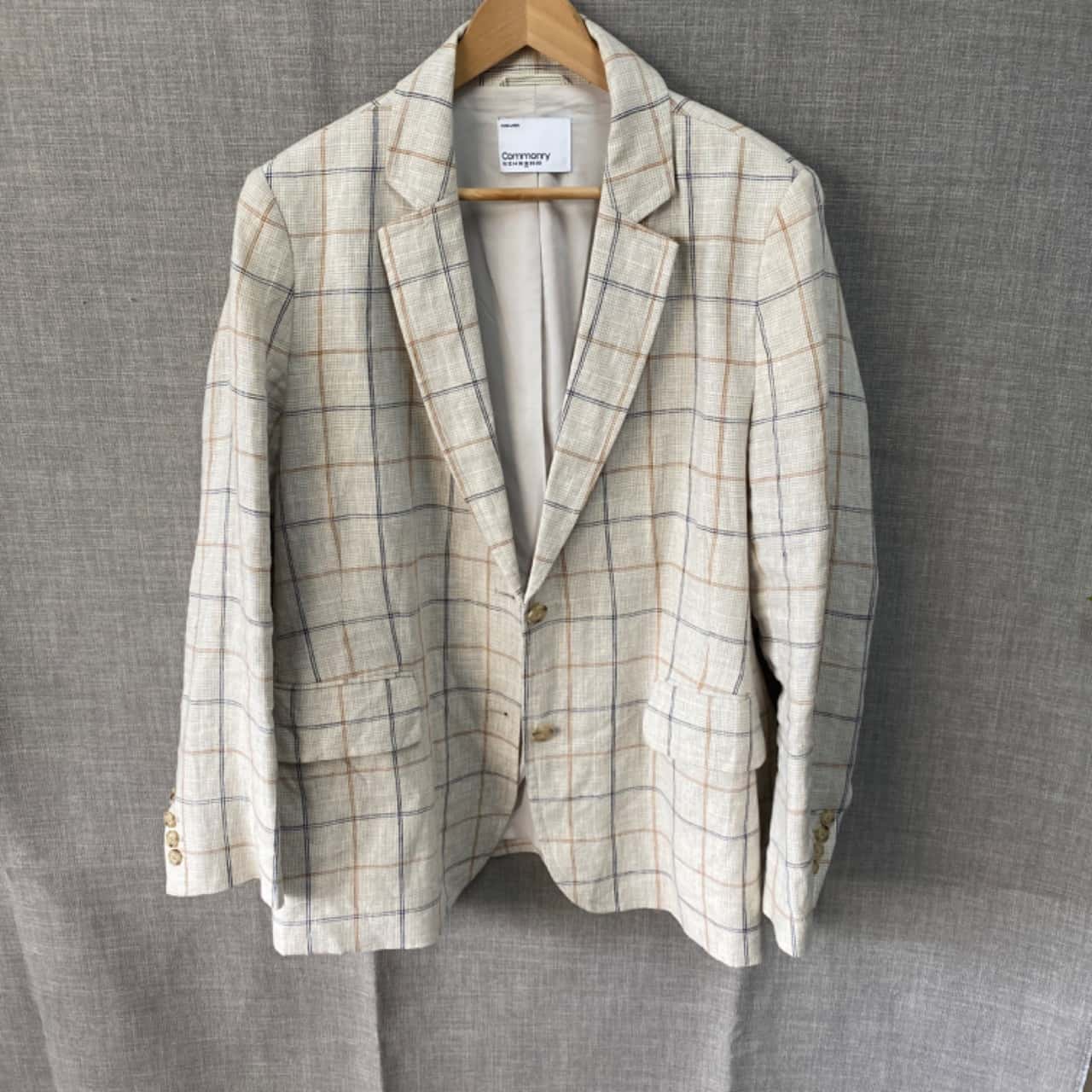 Commonry Womens Size 18 Cream Linen Blazer (s)