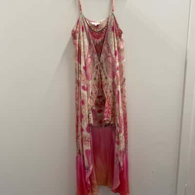 Camilla Womens  Size 3 Mini Dress Multicoloured 