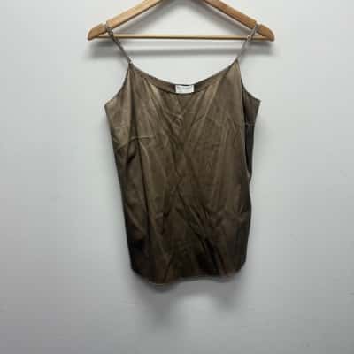 Witchery silk  Size 10 Cami toffee Brown 