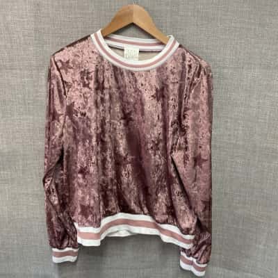 365 Days Womens Size M/L Long Sleeve Top Pink