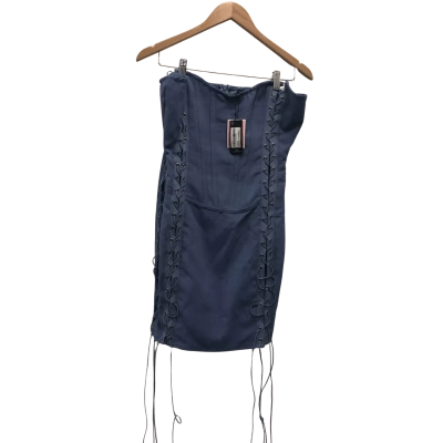 Pretty Little Thing Womens  Size 10 Mini Dress Blue BNWT