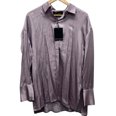 Decjuba Womens Size M Blouse Purple 