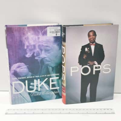 Terry Teachout Jazz Biography Pair Duke Ellington & Louis Armstrong Books