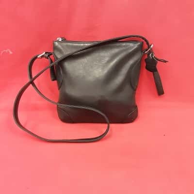 Colorado Womens Black  Leather Cross Body Bag 