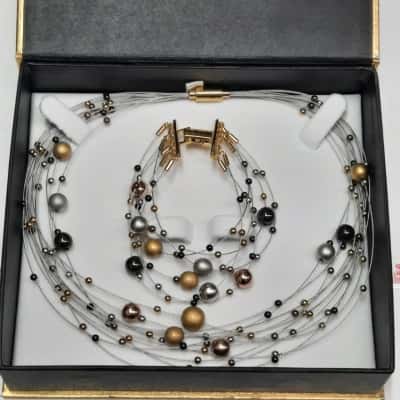 Boxed FIFTH AVENUE COLLECTION 'A Little Lavish' Necklace & Bracelet