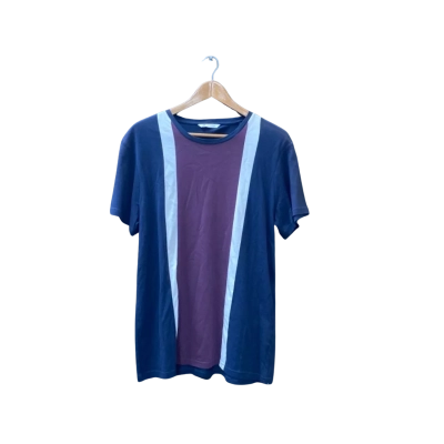 Yd. Size L Short Sleeve T-shirt Maroon/Multicoloured/Navy Blue/White BNWT