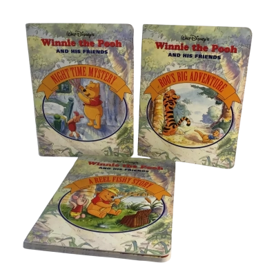 Walt Disney Winnie The Pooh Books as pictured