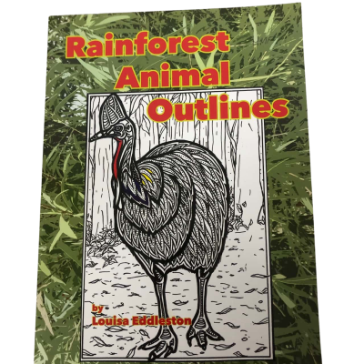 Rainforest Animal Outlines - Louisa Eddleston