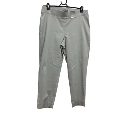 Suzannegrae Womens  Size L Ankle Length Pants / Slim Fit Pants Grey / Silver 