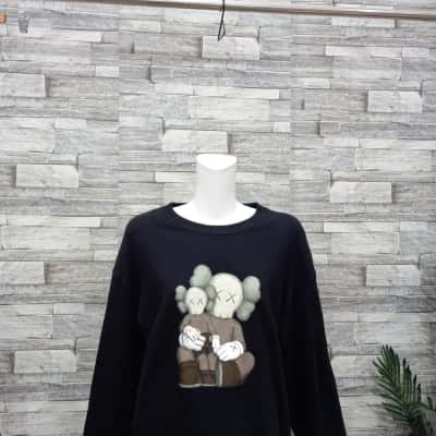 Uniqlo Women's  Size M Jumper Black  / Brown / Grey / Off White 