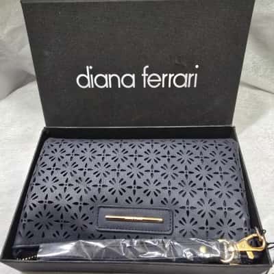 Diana Ferrari Womens Evening Bag Navy Blue 