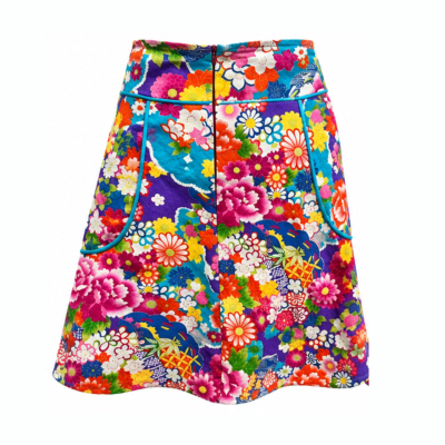 Rasaleela Women's 100% Cotton Skirt – Size M – Bohemian Style