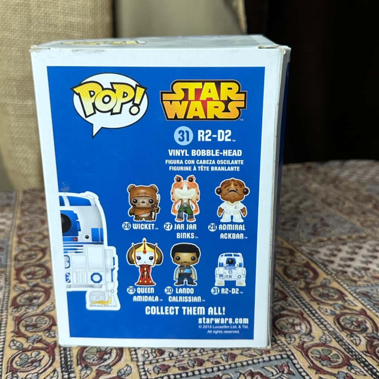 Star Wars R2D2 Pop Vinyl 31 No Inner Case