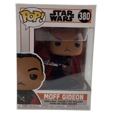 Funko Pop Star Wars #380 Moff Gideon Box Slightly Damaged & Sunbleached   Collectables 