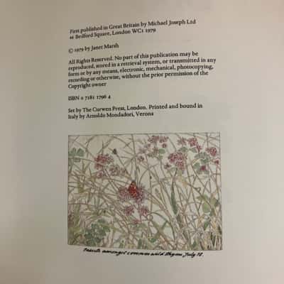 1st edition, Book, Michael Joseph, Janet Marsh’s Nature diary