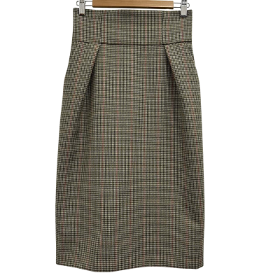  Alexandre Vauthier Womens  Size 36 Pencil Skirt Checked 