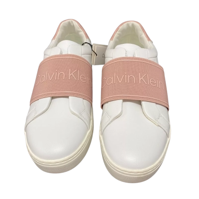Womens Calvin Klein Cupsole Elsstic Slip-on Sneakers