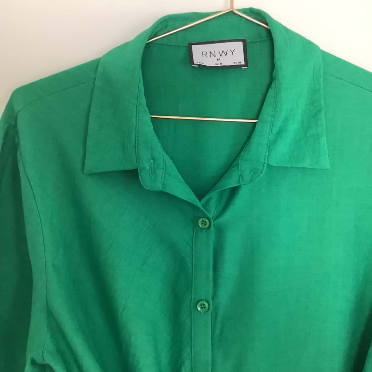 4511414 Emerald Green Shirt Dress