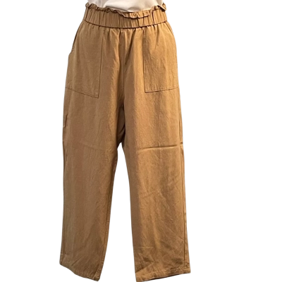 Serafina Womens Size 10 Capris Pants Brown