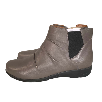 Supersoft Diana Ferrari Womens Boots leather shoes Size 40 Grey 
