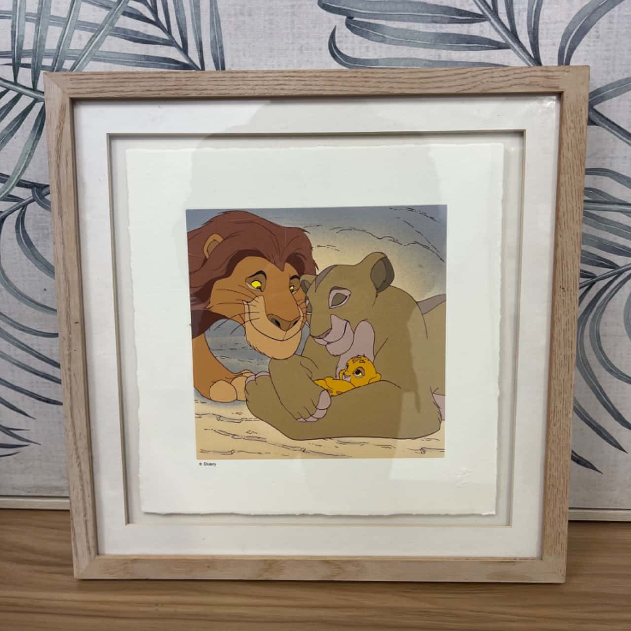 241203A Matted Framed Disney Serigraph