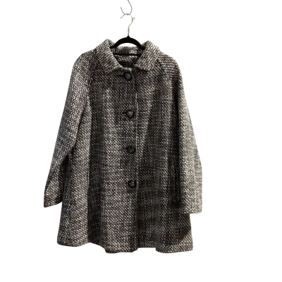 Jump Womens  Size 12 Winter Coat Black  / White 