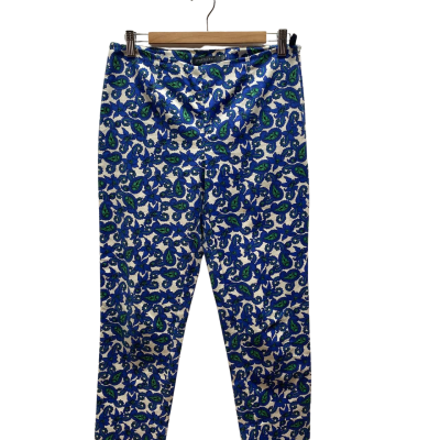 Sportscraft Womens  Size 8 Blue & Green Floral Pants