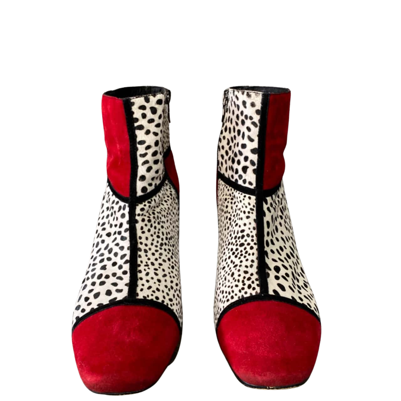 Genesiss Off White Black Print Fabric Shoes - Django & Juliette