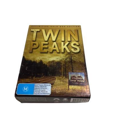 Twin Peaks Gold box edition DVDs x 10 discs,  M, Region 4, English