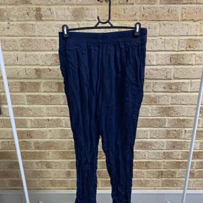 Blue Illusion Womens ink  LEISURE PANTS Size S 