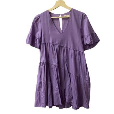 Shareen Collectio Womens  Size 10 Casual Dress Purple (b)