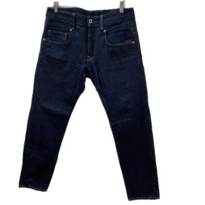 G-Star Raw Mens Jeans Size 32 Straight Leg Navy Blue Button Fly
