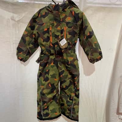 Chute Kids Size 4 Snow Suit Camouflage 